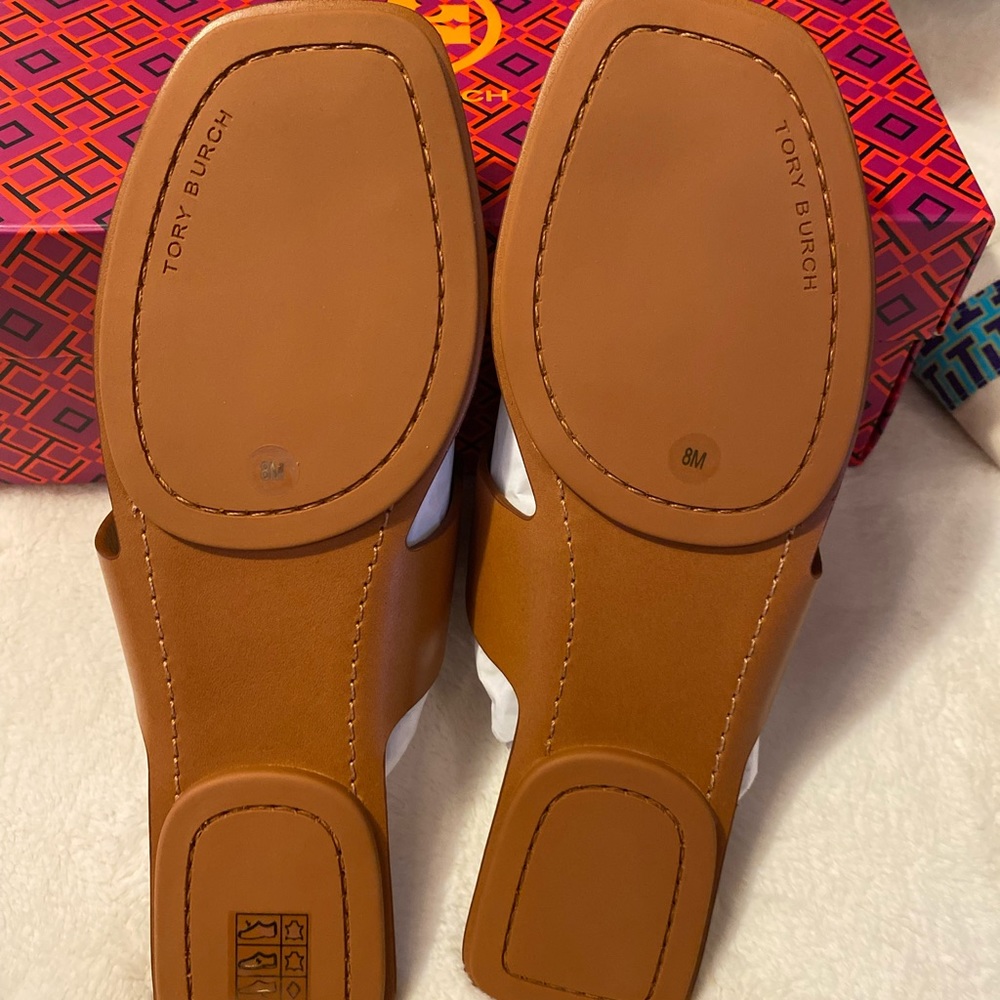 ✨NIB✨Tory Burch Georgia Sandal Calf Leather - Picture 8 of 9